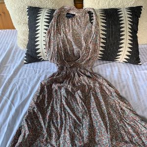 Angie floral halter dress